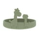 thumbnail image 1 of Plato Redondo de Silicona Nuby Jirafa Verde para Niños Pequeños, 1 of 6