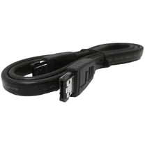 JacobsParts 2-Pack 7-pin Shielded eSATA to eSATA Cable 3 Feet (1 Meter)