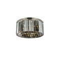 thumbnail image 7 of Sydney 8 light Polished nickel Flush Mount Silver Shade (Grey) Royal Cut Crystal, 7 of 7