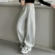 thumbnail image 5 of WILLBEST Pantalones Casuales para Mujer, Pantalones Deportivos Anchos de Pierna, Cintura Alta, Holgados, Modernos, Deportivos, con Cordón, Estilo Cómodo para Uso Diario. Extra Grande, 5 of 8