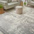 thumbnail image 2 of Superior Afton Acid Wash Modern Indoor Area Rug, Cool Grey, 5' x 8', 2 of 5