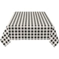 thumbnail image 6 of Rectangle Tablecloth 60x102 Inch, Gingham Buffalo Plaid Rectangular Tablecloths Waterproof Table Covers Dining Table Cover for Dining, Party, Buffet, Wedding, 6 of 8