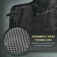 thumbnail image 4 of Sunbeam Advanced Heat 12" x 15" Standard-Sized Heating Pad for Joint Pain Relief, Black, 4 of 9