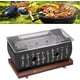 thumbnail image 3 of Japanese Charcoal BBQ, Portable Tabletop Grill with Base Plate, Ash Tray, Charcoal Plate, BBQ Net, Aluminum BBQ Stove for Indoor and Outdoor, 3 of 5
