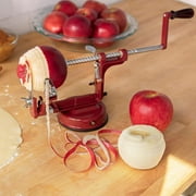 Apple Peeler and Corer by Cucinapro - Long Lasting Chrome Cast Iron with Countertop Suction Cup