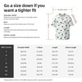 thumbnail image 7 of Vsdgher Hand Drawn Turtle Print Men's Wrinkle Free Untucked Cuban Shirt Business Casual Button Down Shirts Short Sleeve Shirt, 7 of 7
