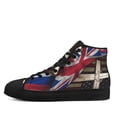 thumbnail image 3 of Christian Cross Hawaii High Top Canvas Shoes Sneakers Black Size 5, 3 of 7