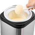 thumbnail image 4 of Electric Ice Cream Maker Machine,2.1 Qt Large Capacity,Automatic Frozen Yogurt&Gelato Maker,Easy Clean Stainless Steel,for Sorbet,Dessert,Silver, 4 of 9