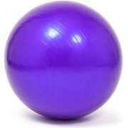 Exercise Ball Anti-Burst Slip Resistant Yoga Ball for Work Out, Fitness, Stability, Balance, Pregnancy Gymnastics Unbranded (Purple, 45cm)