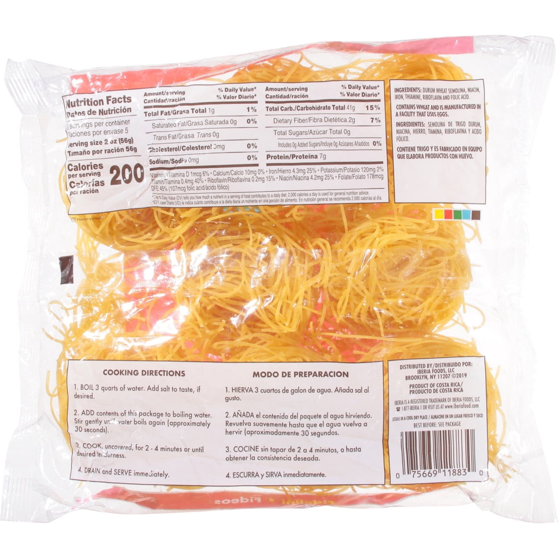 Iberia Fidelini Pasta, 10 oz