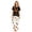 Style 83, variant on Matching Family Halloween Pajamas Set Skeleton Skull Crew Neck Spooky Pjs Witch Hat Bat Horror Wide Leg Loungewear, Men:L