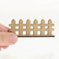 thumbnail image 1 of TAILTOSS 12Pcs Khaki Miniature Wood Fence Diy Micro Landscape Durable Versatile Use For Outdoor Decoration, 1 of 8