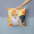 thumbnail image 2 of Carolines Treasures BB9903PW1414 Pembroke Corgi Fall Fabric Decorative Pillow  14Hx14W multicolor, 2 of 4