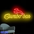 thumbnail image 2 of Handmadetneonsign Gumbo Bar Neon Sign, Shrimp Gumbo Mexico Led Sign, Gumbo Food Store Led Light, Mexico Restaurant Wall Decor 100556, 2 of 5