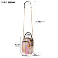 thumbnail image 2 of FORMRS Crossbody Bag for Women Quilted Travel Shoulder Cell Phone Purse with Chain Strap Handbag, Flat Yellow Stars, 2 of 7