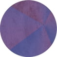 thumbnail image 1 of Ahgly Company Machine Washable Indoor Round Transitional Medium Slate Blue Area Rugs, 3' Round, 1 of 7