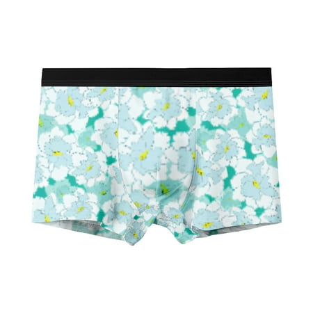 

Men s Mesh Boxer Briefs Cooling Breathable Sports Underwear Unique floral Trunks unique gifts for boyfriend Sizes 2XS-6XL