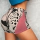 thumbnail image 4 of Fotbe Pink Cheetah Art Shorts Sin Costuras – Shorts Deportivos de Cintura Alta para Mujer, Elásticos para Gimnasio, Yoga, Running o Ciclismo-Medium, 4 of 8