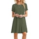 thumbnail image 1 of Vestido suelto de camiseta simple casual para mujer Adepaton LRWJ589-12, 1 of 2
