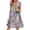 Purple Pink, variant on WTOBBY Women's Casual Fashion Breathable V-Neck Vest with Pockets Floral Holiday Dress, Summer Style with Lightweight Fabric, Comfortable and Flowy for Vacation Wear,Army Green L