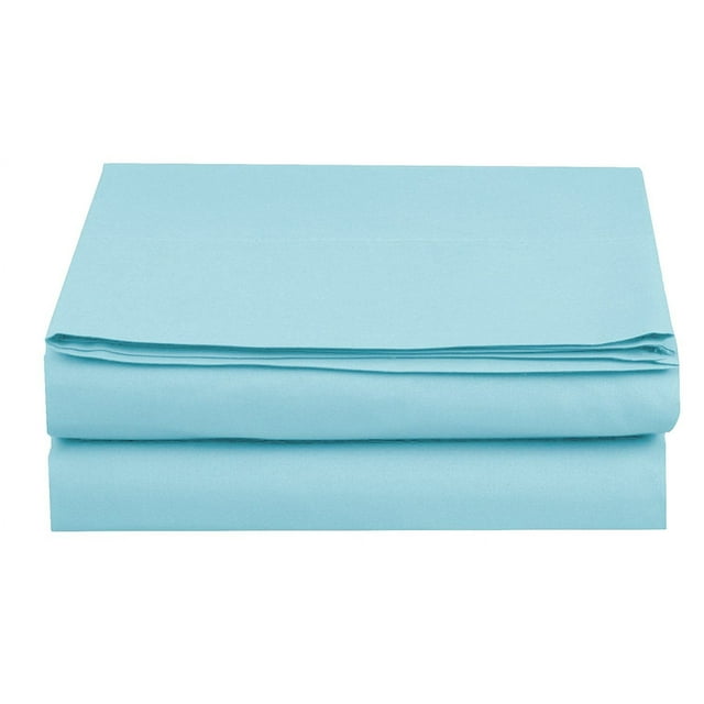 Queen Fitted Sheet, Microfiber 16" Deep Pocket Fitted Sheets,Aqua