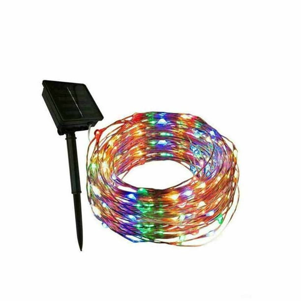 Energía Solar Cadena Luces De Hadas Luz De Alambre De Cobre Para Fiesta En El Jardín Al Aire Libre 20M 200 Led Scienceny HA025651-03
