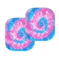 thumbnail image 2 of Bulopur Tie Dye Sun Shade for Car Windshield Heat and UV Rays Protection Sun Visor for Car Windshield Universal Sun Visor Protector Summer Car Essentials Sun Cover for Most Cars, 2 of 6