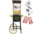 thumbnail image 3 of Olde Midway Movie Theater-Style Popcorn Machine with Cart and 10 oz Kettle, Black, 3 of 7
