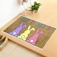 thumbnail image 6 of Jilgteok Easter Doormat Easter Eggs Rabbit Entryway Front Porch Rugs Anti-Skid Bottom Floor Indoor Outdoor Carpet For Home Patio Home Decor, 6 of 7
