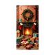 thumbnail image 2 of Linnome Santa Claus Pattern Christmas Door Cover 35x71 Inches, Festive Holiday Door Decoration for Home and Parties, 2 of 6