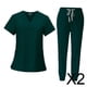 thumbnail image 1 of Uniforme de enfermera,Conjunto de uniforme de enfermera,pantalón largo,parte e inferior del uniforme,Traje de trabajo de enfermera para mujer,ropa de trabajo para spa y peluquería de, 1 of 8