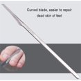 thumbnail image 4 of 5pcs Stainless Steel Spatula Pedicure Tools Remove Dead Skin Calluses Knife Foot Shaving Tool, 4 of 5
