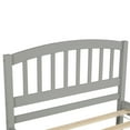 thumbnail image 6 of Gewnee Twin Platform Bed with Trundle,Wooden Platform Bed Frame with Headboard,Gray, 6 of 9