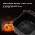 thumbnail image 6 of Smart Compact 7.5L Oil-Free Electric Air Fryer with Timer & Temp Control, Dishwasher-Safe, Fit for 2-4 People, 6 of 7