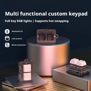 BQLQBQLQ Custom Mini Keyboard 2 Keys Macro Button Macropad Programming Type-C Keypad C9C7