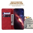 thumbnail image 2 of For Xiaomi Redmi Note 14S 4G Case Geometry Pattern Leather Wallet Phone Cover with Wrist Strap - Gre, 2 of 5