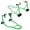 Green, variant on Motorcycle Stand Lift, 1000lbs Front Rear Combo Stand Lift Stand, Front Wheel Fork Stand, Rear U+L Fork Swingarm Spool Stand, Swingarm Paddock Stands