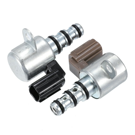Unique Bargains Transmission Shift Control Solenoid for Honda Accord 1998-2007 Plastic Metal 28400-P6H-013 Black 2 Pcs