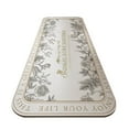 thumbnail image 2 of Chmadoxn Bathroom Rugs, Rugs for Living Room, Area Rug, Bath Mat Kitchen Dedicated Floor Mat Can Be Wiped, Washed, , Oil , And Slip. The Long Strip Of Leather Floor Mat Can Be Cut carpet rake, 2 of 8