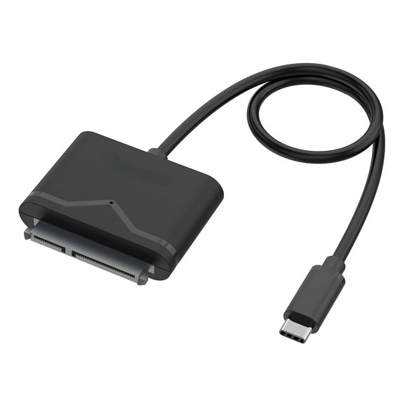 Câble Adaptateur USB C vers SATA, Connecteur de Disque Dur Externe SATA III pour Transfert de Données SSD/HDD & HDD 2.5 Pieds', Supporte UASP, Trim et S.M.A.R.T. avec Auto-Sommeil de 3 Minutes, Max 18 To