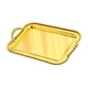 thumbnail image 5 of Bandeja para servir con asas, bandeja para joyas, bandeja de postre antideslizante, bandeja decorativa, oro, 5 of 9