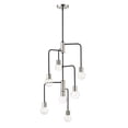thumbnail image 7 of 7 Light Chandelier Frame Finish Matte Black + Foundry Brass, 7 of 7