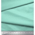 thumbnail image 2 of Soimoi Green Cotton Poplin Fabric Artistic Geometric Print Sewing Fabric Yard 56 Inch Wide, 2 of 3