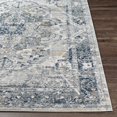 thumbnail image 4 of Hauteloom Allerton Living Room, Bedroom Area Rug - Traditional - Beige, Gray, Blue - 5'3" x 7'3", 4 of 6