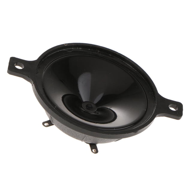 Conjunto de Piezas de Audio de Tweeter de Piezoeléctrico Redondo Soledad 5120B Negro