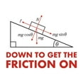 thumbnail image 3 of CafePress - Down To Get The Friction On Physics Diagram T Shir - Men's White Classic Cotton T-Shirts, 3 of 4