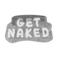 thumbnail image 2 of 1 Pc Irregular Shaped Get Naked Bath Mat Get Naked Bath Mat - Cute Bathroom Rugs with Letters Non Slip Absorbent Bath Rug for Apartment Decor- Get Naked Rug for Bathroom, 23.62x15.74 Inch, B, 2 of 5