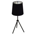 thumbnail image 1 of 1 Light 3 Leg Drum Table Fixture w/BK-SV Shd, 1 of 1