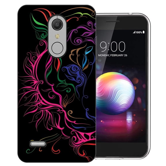 MUNDAZE LG Stylo 5 Abstract Tiger Face Design Phone Case Cover