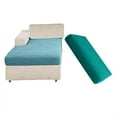 thumbnail image 3 of SDJMa Stretch Sofa Cushion Cover for Individual Cushion Sofa Chaise Longue Sofa Slipcover for Cushion Couch Soft Furniture Protector (Green,Chaise Longue(Right)), 3 of 9